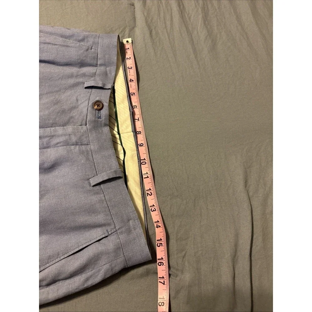Lauren Ralph Lauren  Black Label Men’s Linen Pants Blue Size 31 Slim Fit